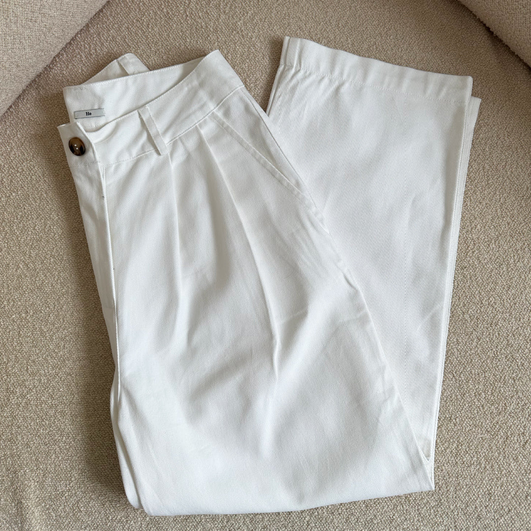 Classic white pants