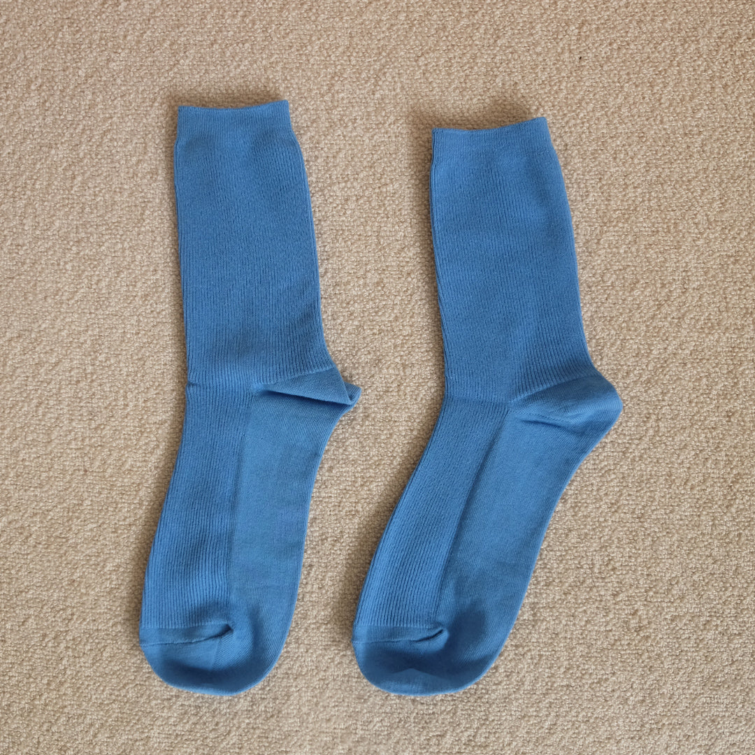 Blue socks 1